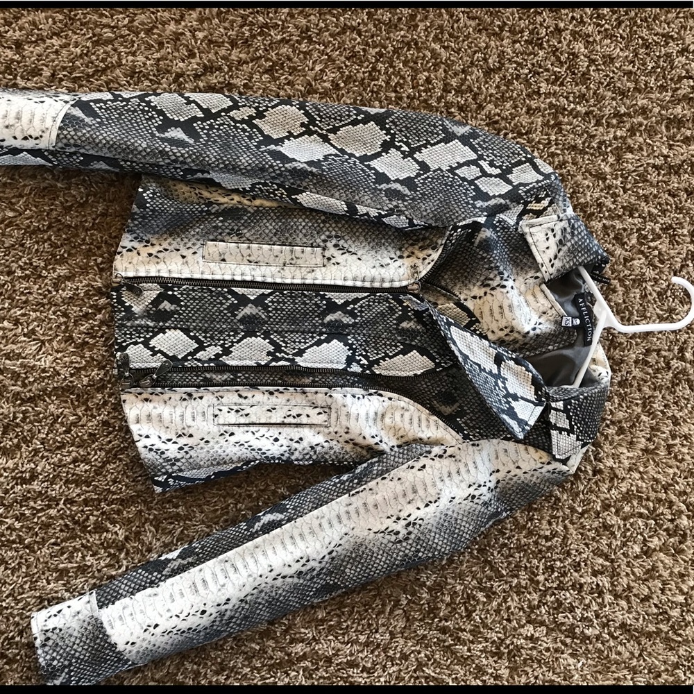 Extra small snake skin affliction jacket